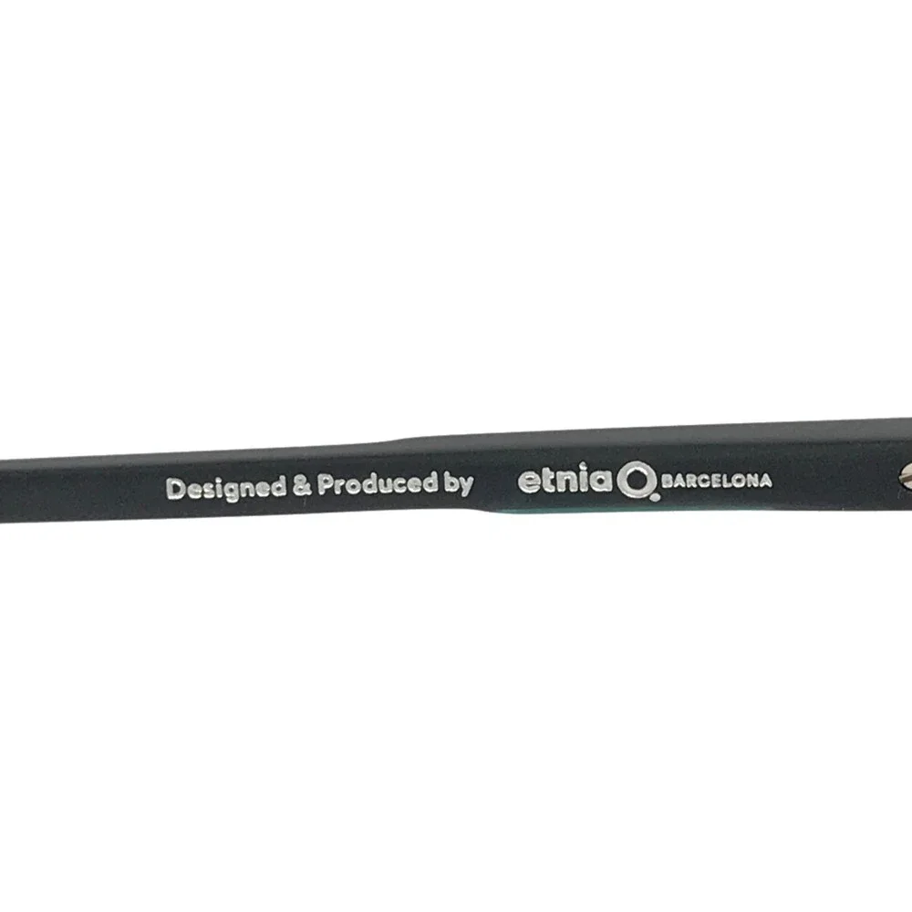 Etnia Barcelona Eyeglasses Frames DANIEL GRBK Gray Green Black Square 55-17-148
